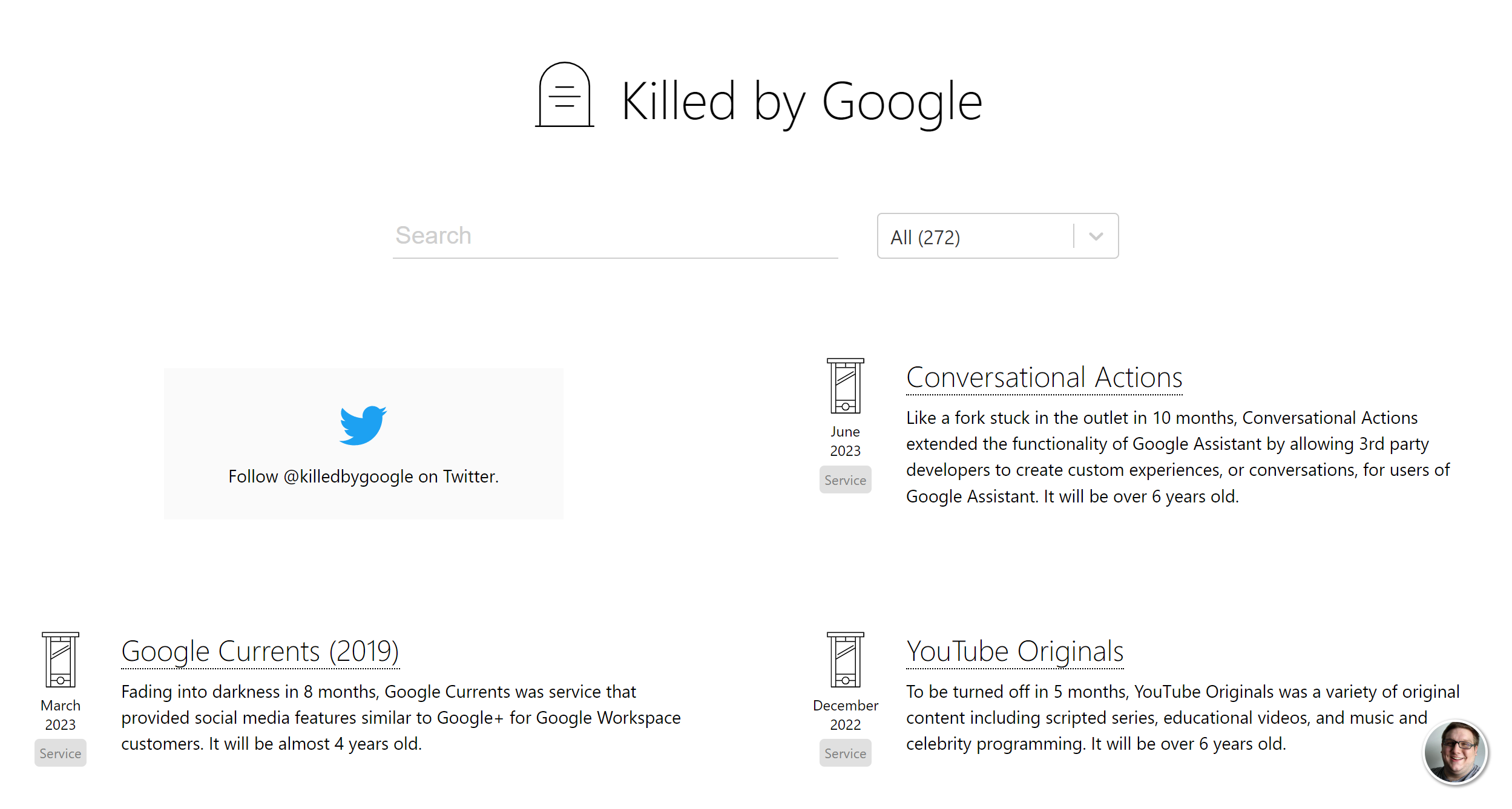 Google Graveyard Killed By Google